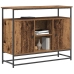Consola de Madera Vieja 100x35x80 cm Madera Compuesta y Acero