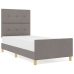 Marco de Cama  Taupe 80x200 cm Tela