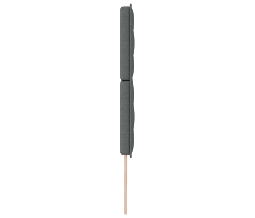 Cabecero  Diseño Lines Gris oscuro 200 cm Tela