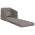 Sofá cama  2 en 1 Taupe 65x80x83 cm Tela