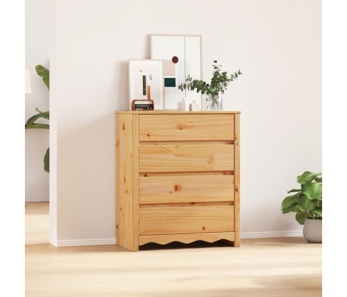 Cajonera  ""DRAMMEN"" 76,5x40x91 cm Madera Sólida de Pino