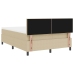 Cama con Somier  con Colchón Beige 160x200 cm Tela de Pana