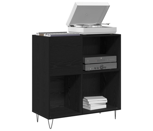Armario para Registros en Roble Negro 84.5x38x90 cm