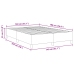Cama Box Spring  Gris Claro 140x200 cm Tela de Corduroy