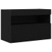Mueble para TV  con luces LED Negro Roble 60x30x40 cm