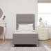 Marco de Cama  Taupe 80x200 cm Tela
