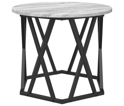 Mesas laterales apilables  2 pcs Gris Sonoma Madera Ingenierizada