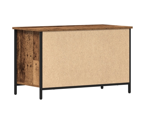 Cabinet de TV  Madera Vieja 80x40x50 cm Madera Ingenierizada y Acero