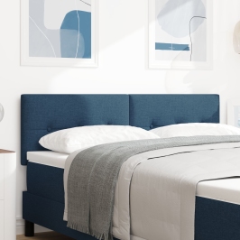 Cabecera  Botonada Azul 140 cm Tela