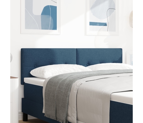Cabecera  Botonada Azul 140 cm Tela