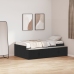 Estructura de Cama  Roble Negro 100x200 cm