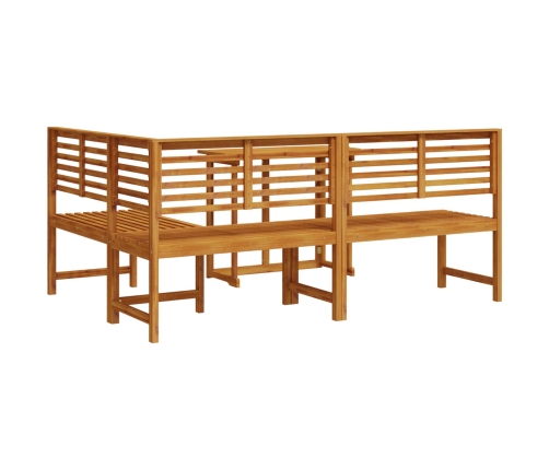 Conjunto de Bistro de Jardín de 3 Piezas de  en Madera Sólida de Acacia