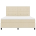 Cama Box Spring con Colchón Crema Super King Tela