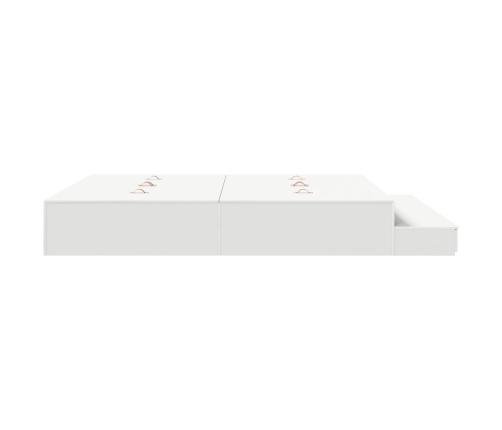 Estructura de cama de almacenamiento  Blanca Madera de calidad