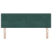 Cabecero  Con Botones Acolchados Verde Oscuro 140 cm Terciopelo
