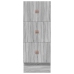 Marco de Cama con Almacenamiento  Gris sonoma Madera elaborada