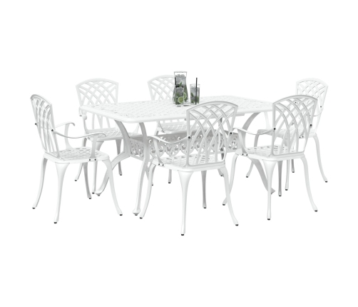Set de 4 Blanco Aluminio Fundido Grande