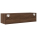 Aparador de TV  Marrón Roble 100x31x25,5 cm Madera elaborada