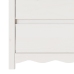 Comoda  ""DRAMMEN"" Blanca 111x43x73,5 cm de Madera Sólida de Pino