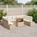 Conjunto de Sofá de Jardín  Conjunto de 6 Beige Ratán