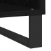 Armario de Discos  Roble Negro 84.5x38x90 cm Madera de Calidad