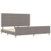 Cama  Taupe 200x200 cm de Tela
