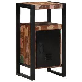 Armario de Baño Multicolor 40x35x75 cm Madera Sólida Recuperada