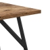 Mesa Auxiliar  2 pcs Madera Vieja, Madera Ingenierada y Metal