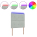 Cabecera LED Gris Claro 80 cm Terciopelo