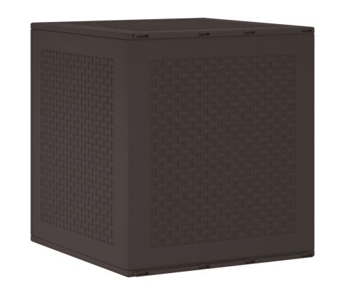 Caja de Almacenamiento Marrón 55x53x57 cm PP