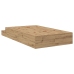 Marco de Cama con Almacenamiento  Roble Artesanal Madera Elaborada