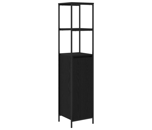 Juego de Muebles de Baño de 3 Piezas - Madera Ingenierizada en Negro Roble