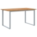 Conjunto de Comedor de Jardín  Conjunto de 5 Gris Acero Duradero