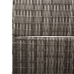 Divisor de habitación  3 paneles plegable gris 147x180 cm ratán polipropileno