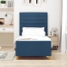 Estructura de Cama de Tela Azul  100x200 cm