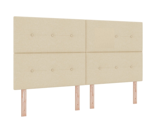 Cama Box Spring con Colchón Crema Super King Tela