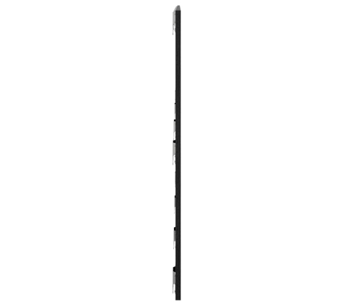 Cabecero de pared de roble negro  240x1.5x80 cm hecho de madera elaborada