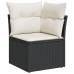 Set de comedor de jardín  Conjunto de 6 Beige, Negro