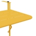 Mesa Colgante para Balcón VidaXL Plegable Mostaza 60x40 cm Acero