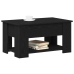 Mesa de Café de Roble Negro 79x49x41 cm Fabricada en Madera Ingenierizada