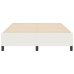 Estructura de Cama Crema 160x200 cm Tela de Pana