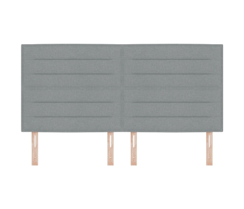 Cabecero Lines Design Gris Claro 180 cm Tela