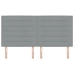 Cabecero Lines Design Gris Claro 180 cm Tela