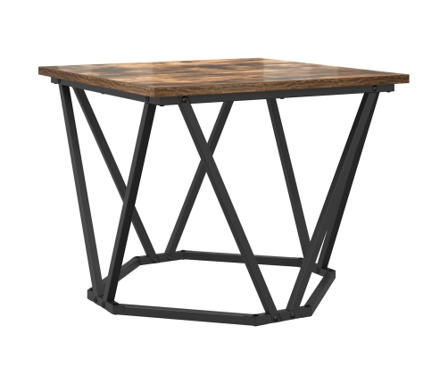 Mesitas de noche  3 pcs Madera de roble ahumada