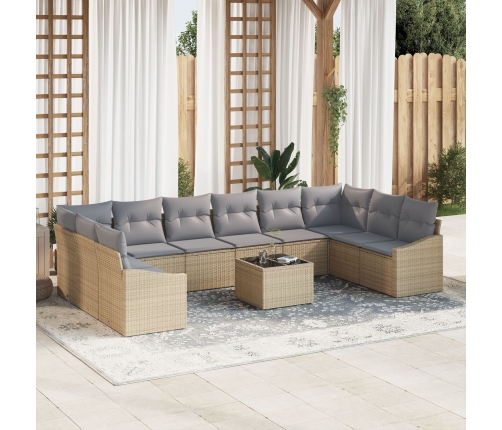 Conjunto de Sofás de Jardín  Conjunto de 11 Gris Marco de metal