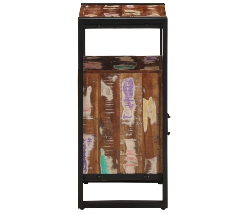 Armario de Baño Multicolor 40x35x75 cm Madera Sólida Recuperada