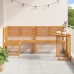 Conjunto de Bistro de Jardín de 3 Piezas de  en Madera Sólida de Acacia
