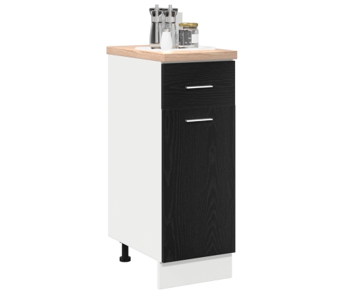 Gabinete con Cajones de Roble Negro  - 30x46x81.5 cm