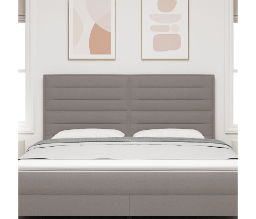 cabecero  Diseño Lines Taupe 180 cm Tela