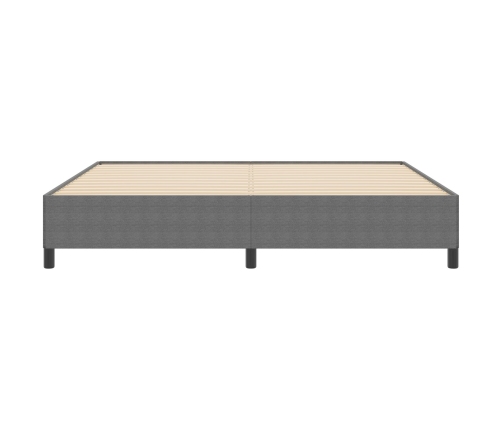 Marco de cama  gris claro 200x200 cm de terciopelo